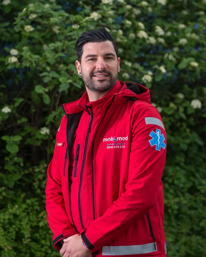 Christian Rubrichi, Transportdienstleister bei Mobimed Patiententransport