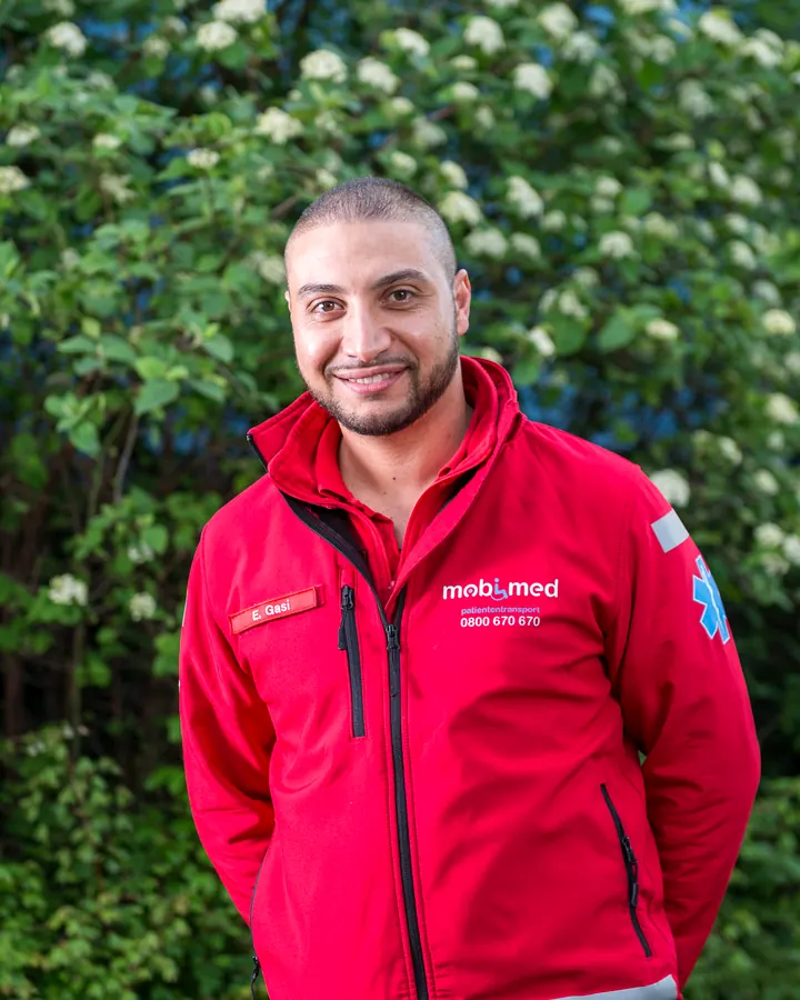 Ervin Gasi, Transportdienstleister bei Mobimed Patiententransport
