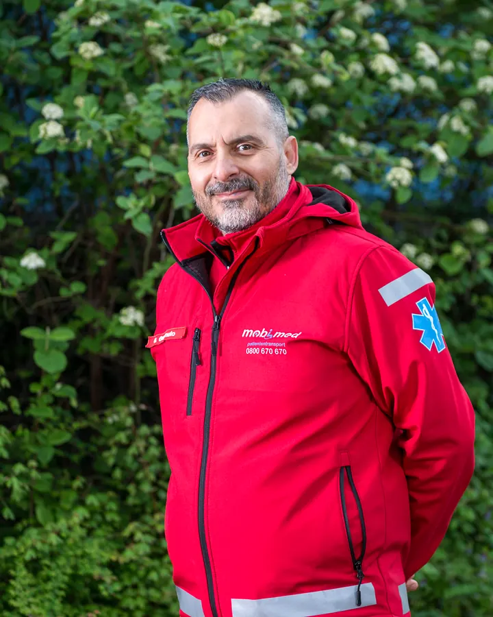 Giovanni Gammuto, Transportdienstleister bei Mobimed Patiententransport