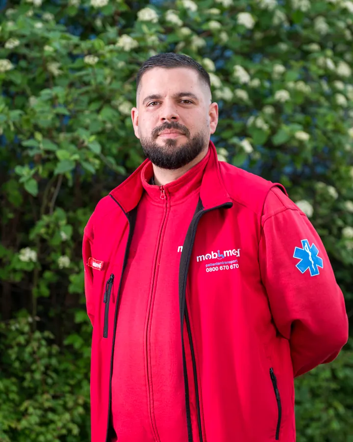 Miroslav Velickovic, Transportdienstleister bei Mobimed Patiententransport
